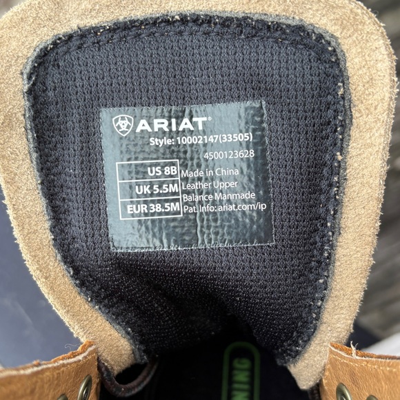 Ariat Heritage Lacer II Western Boots Distressed Brown size 8 - Picture 8 of 9